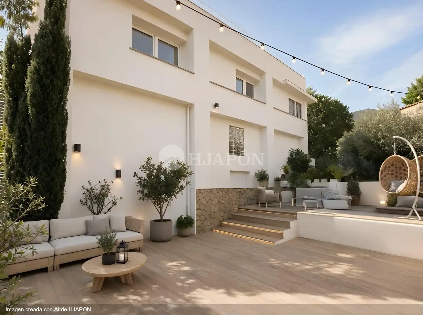 Terraza de Casa o chalet en venta en Alella con Aire acondicionado, Calefacción y Jardín privado