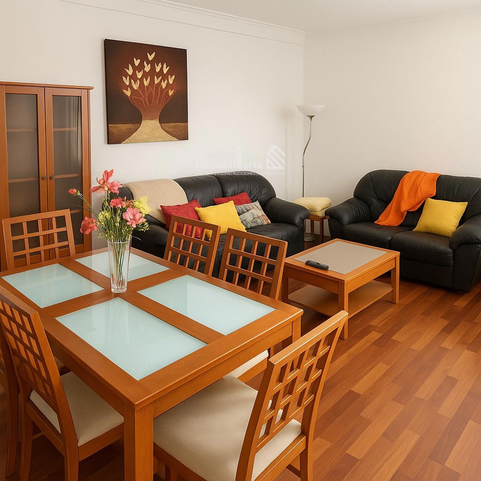Living room of Flat to rent in Salamanca Capital  with Heating, Terrace and Furnished