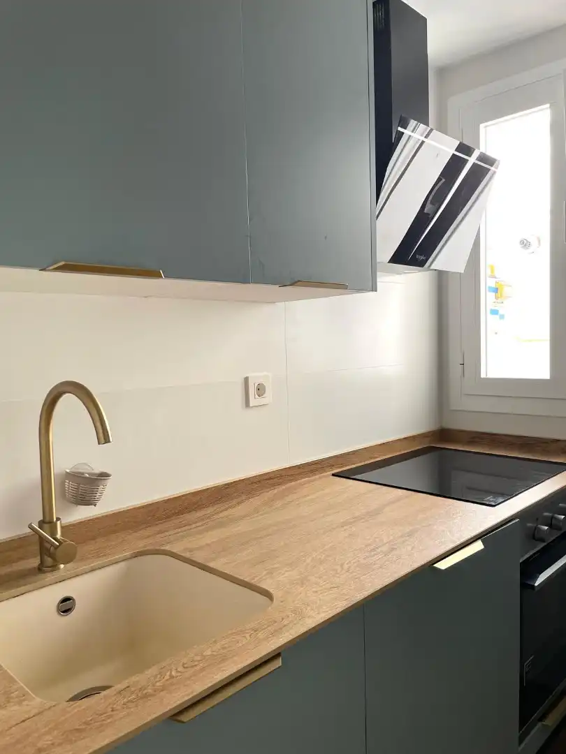 Küche von Wohnung zur Miete in Zaragoza mit Heizung, Möbliert und Ofen