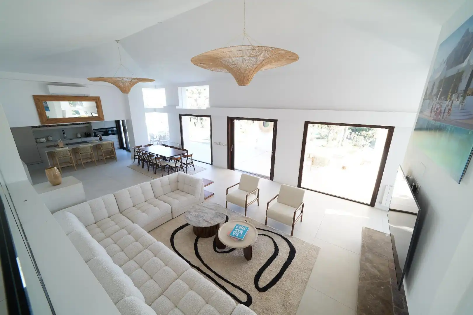 Sala de estar de Casa o chalet en venta en Marbella con Aire acondicionado, Calefacción y Jardín privado