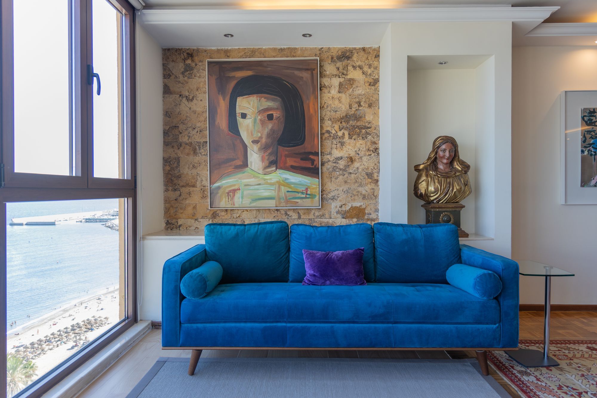 Sala d'estar de Apartament de lloguer en Málaga Capital