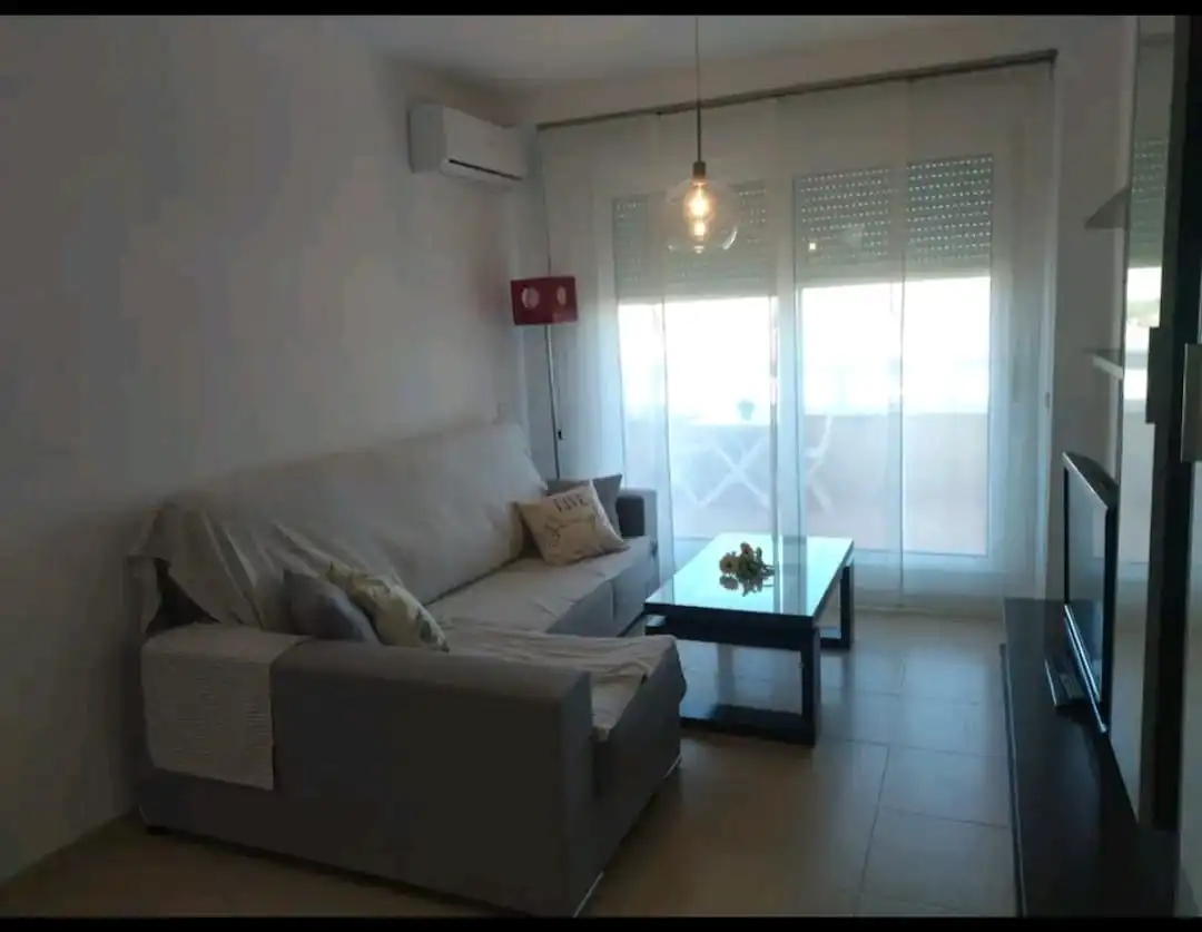 Sala de estar de Ático de alquiler en Roquetas de Mar con Aire acondicionado, Calefacción y Terraza