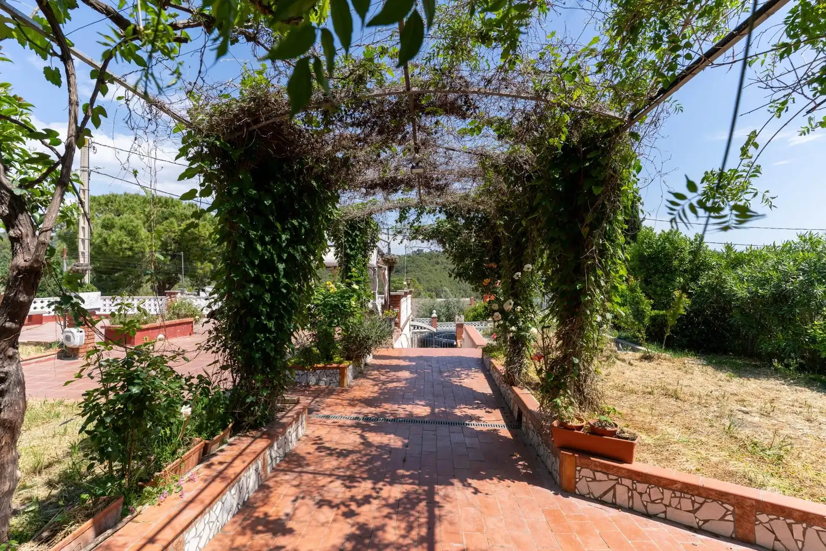 Terraza de Finca rústica en venta en Olesa de Montserrat con Jardín privado, Parquet y Terraza