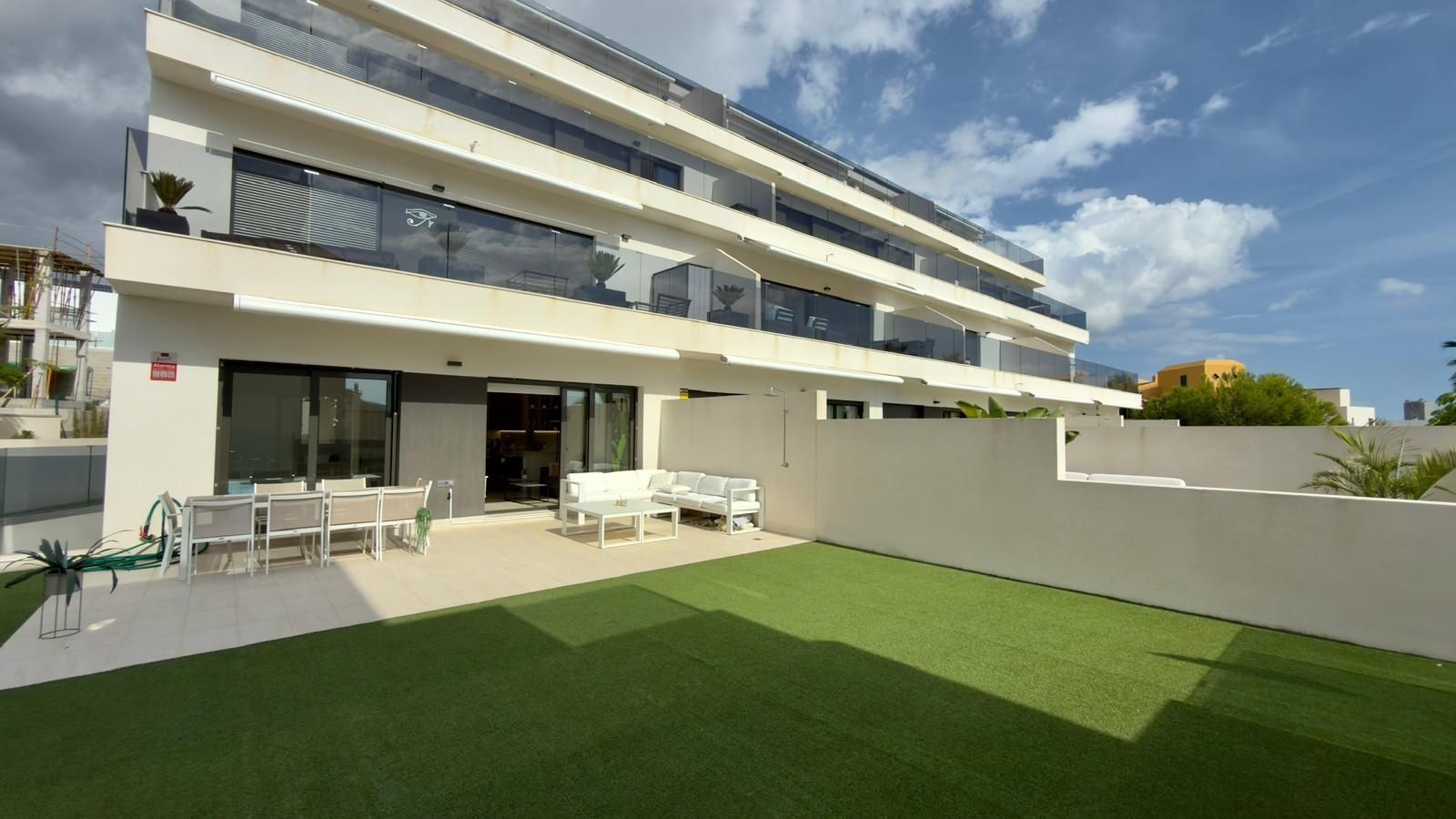 Terrace of House or chalet to rent in Finestrat  with Air Conditioner, Private garden and Terrace
