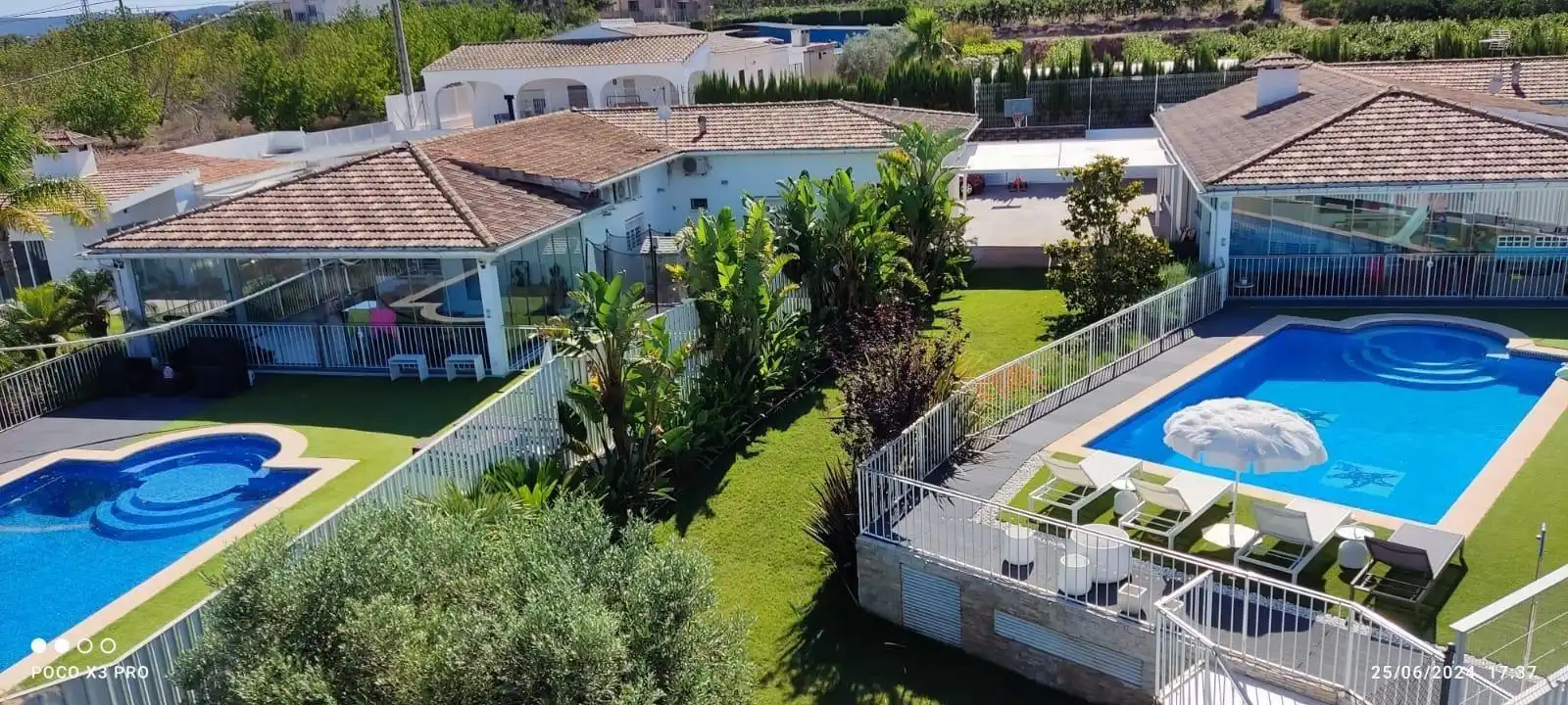 Piscina de Casa o xalet en venda en Carlet amb Aire condicionat, Calefacció i Jardí privat