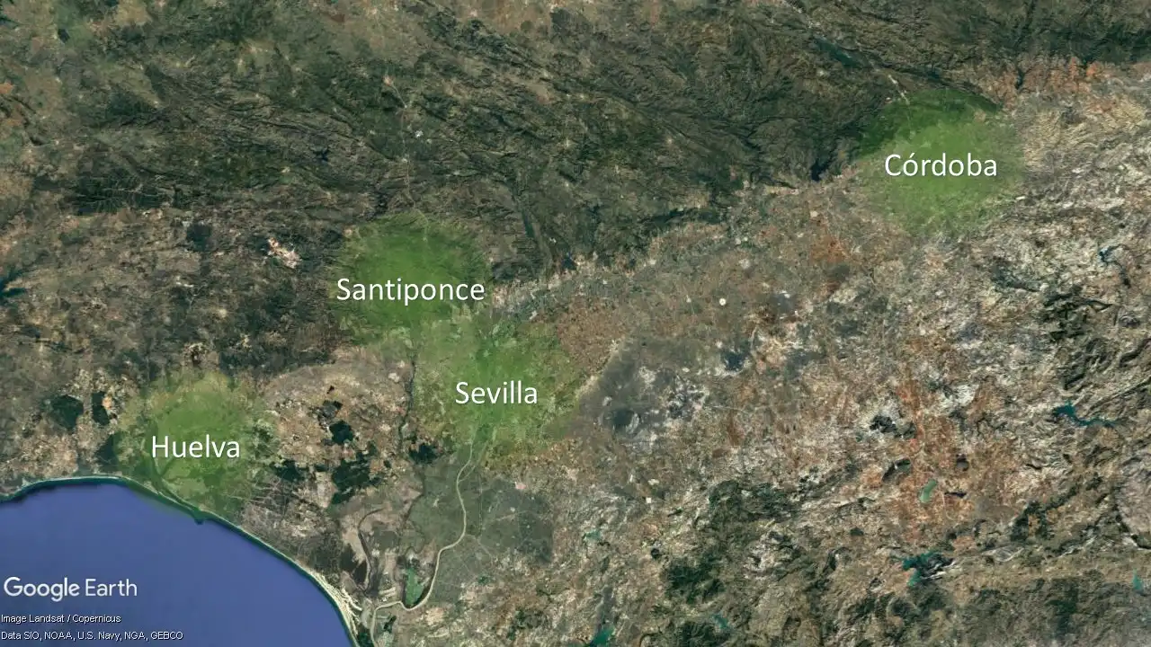 Terreno industrial en venta en Santiponce