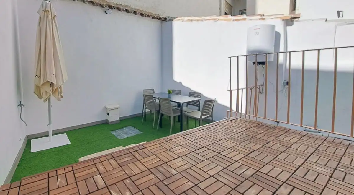 Terrace of Houses for rent in Sagunto / Sagunt  with Air Conditioner, Heating and Furnished