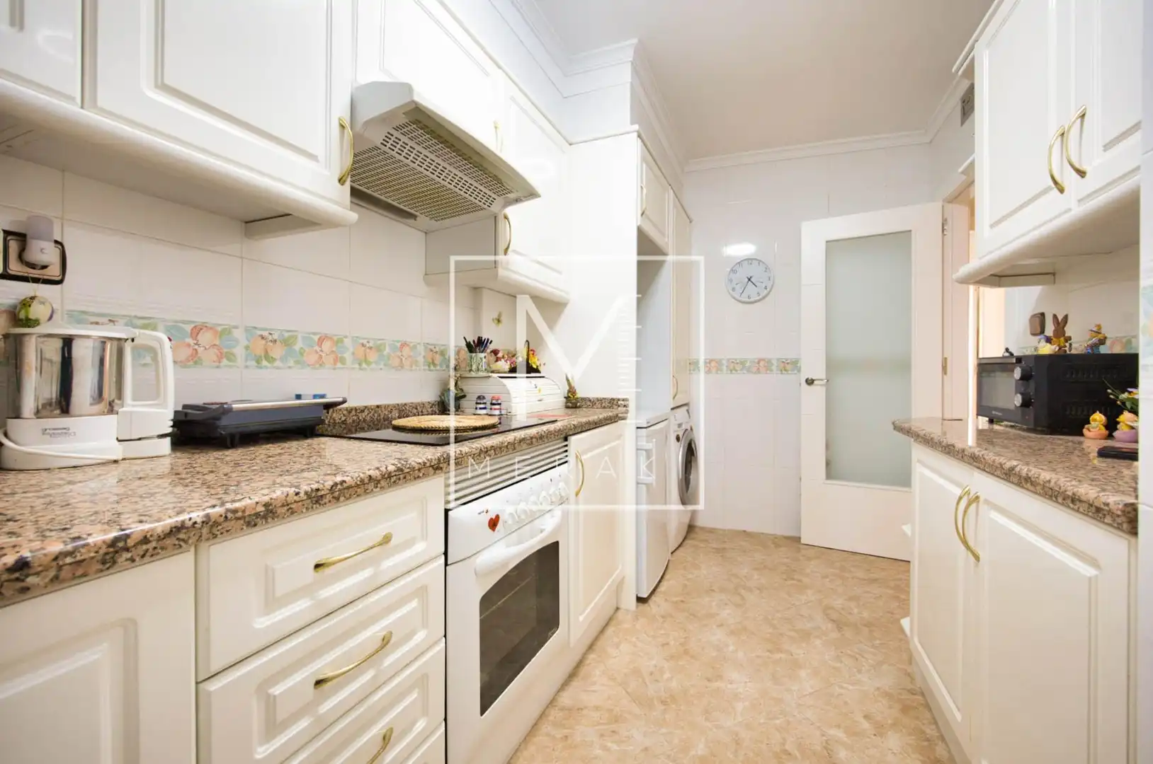 Cocina de Apartamento en venta en Calpe / Calp con Aire acondicionado, Jardín privado y Terraza