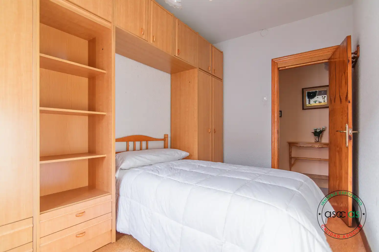 Bedroom of Flat for sale in Cudillero  with Heating and Furnished