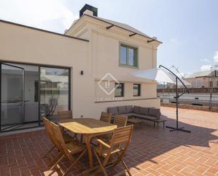 Terrace of Attic to rent in  Barcelona Capital  with Air Conditioner, Heating and Parquet flooring