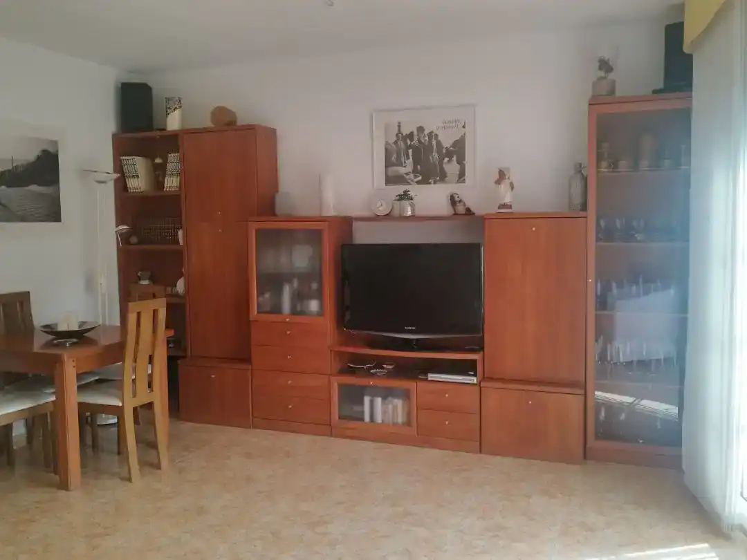 Sala d'estar de Casa adosada en venda en Sant Vicenç Dels Horts amb Aire condicionat i Balcó
