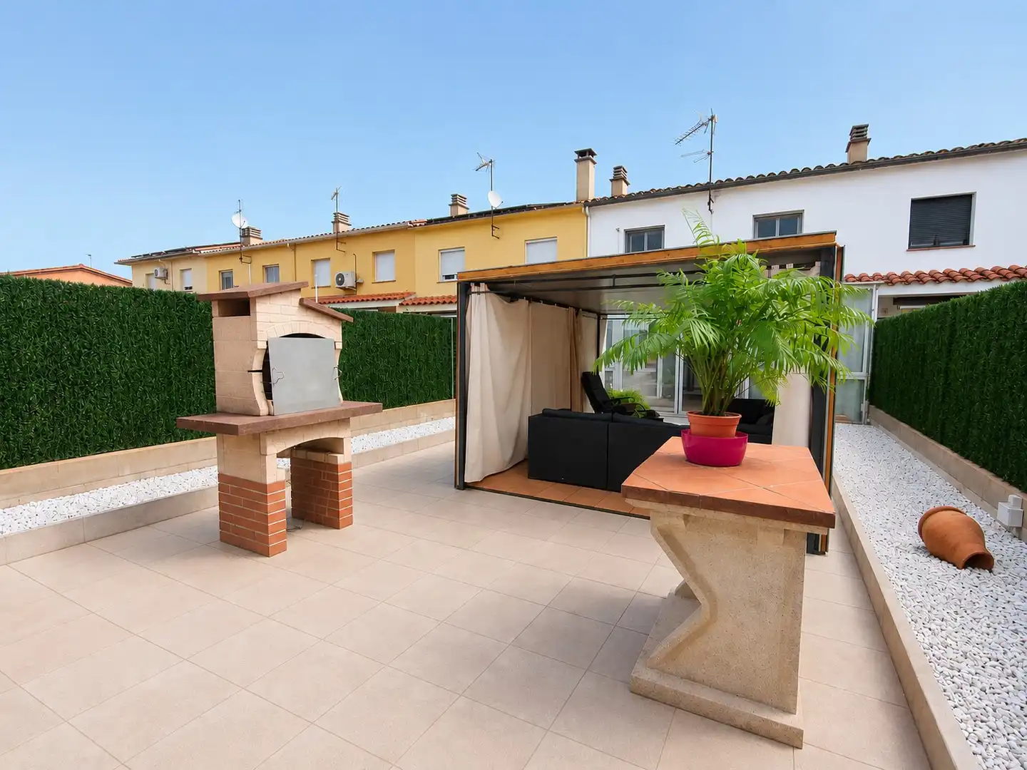 Terrace of Detached homes for sale in Sils  with Air Conditioner, Heating and Private garden