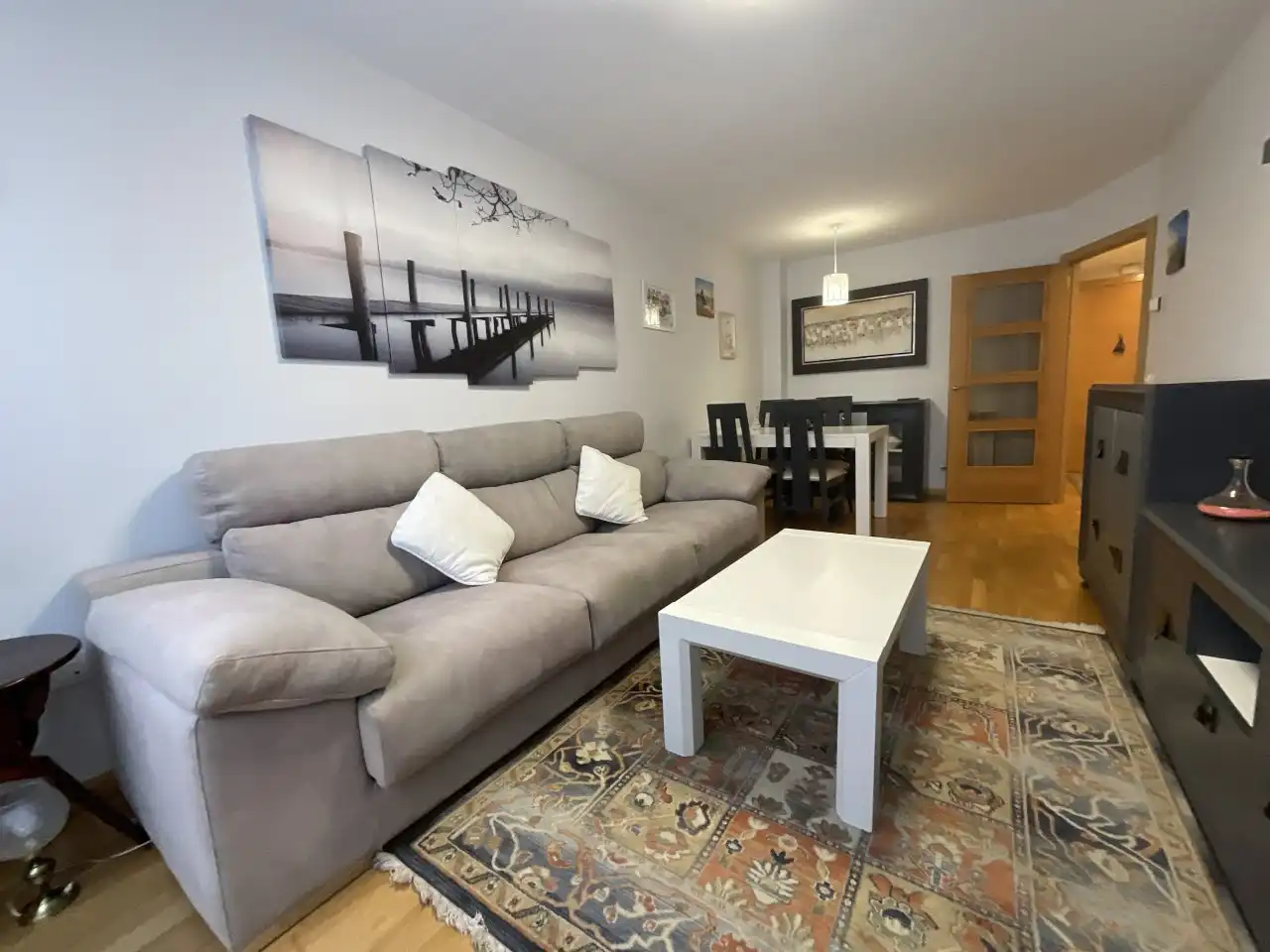 Sala de estar de Piso en venta en Santo Domingo de la Calzada con Amueblado