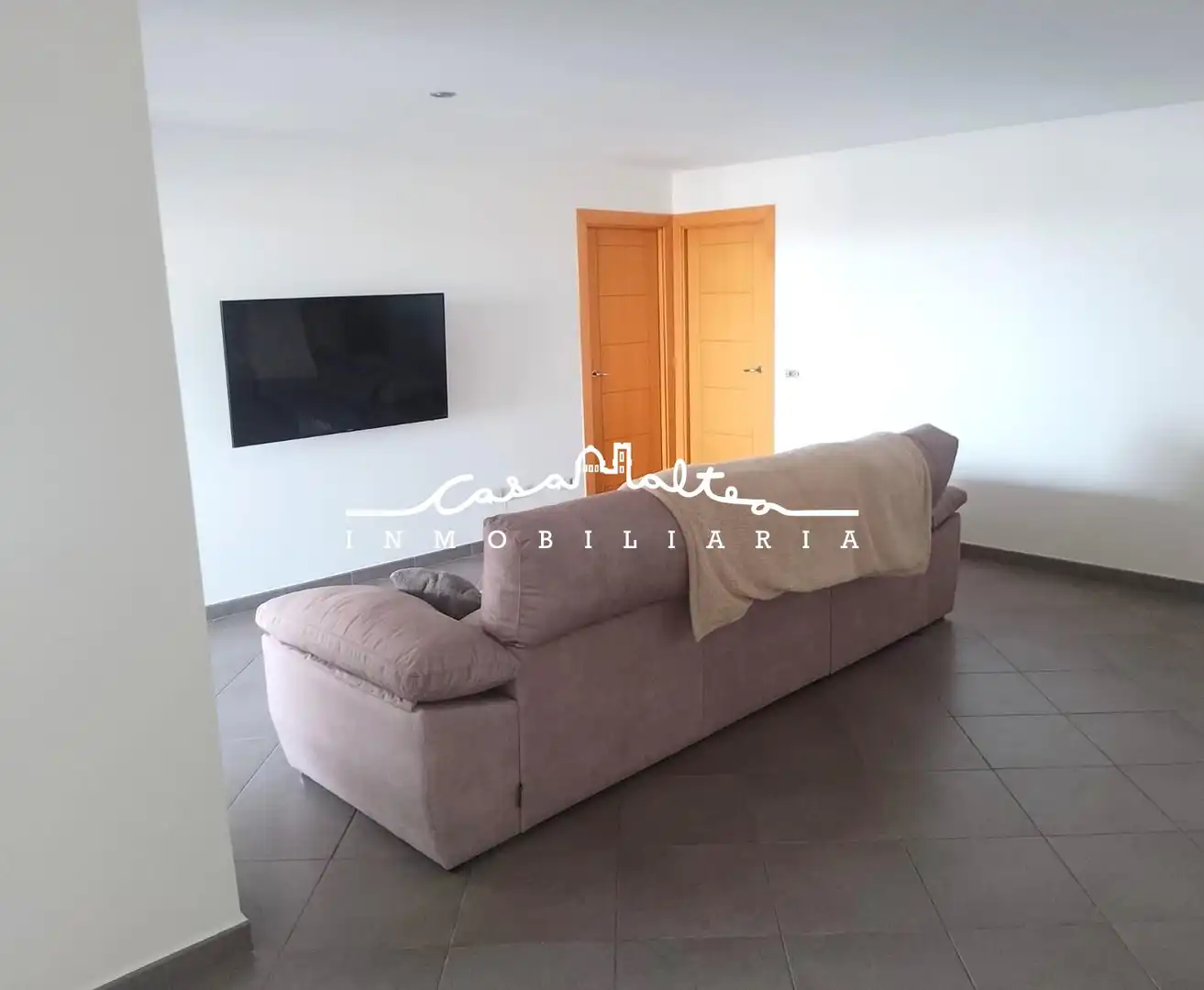 Sala d'estar de Àtic en venda en Callosa d'en Sarrià amb Calefacció, Terrassa i Moblat