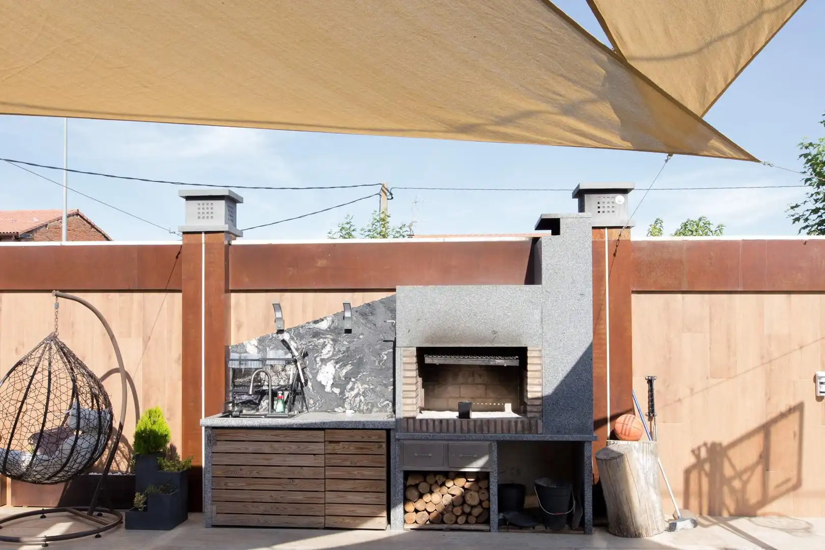 Terraza de Casa o chalet en venta en Villaturiel