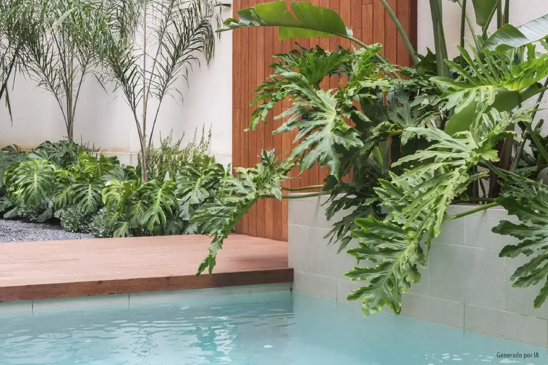 Swimming pool of Duplexes for sale in Barcelona  with Air Conditioner, Heating and Private garden