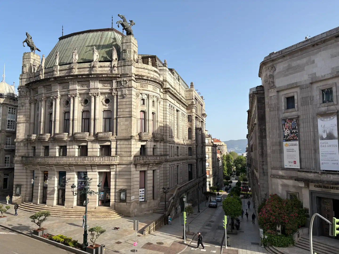 Vista exterior de Piso en venta en Vigo  con Balcón