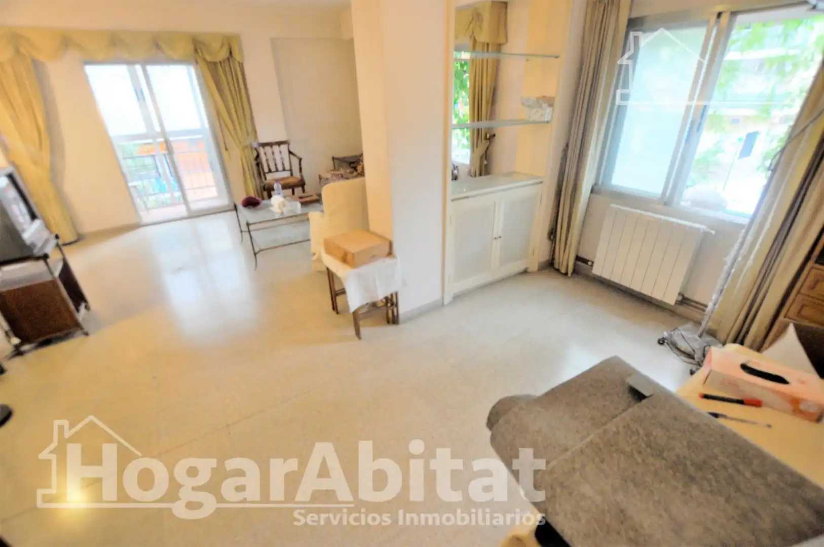 Living room of Flat for sale in Valencia  with Heating and Balcony