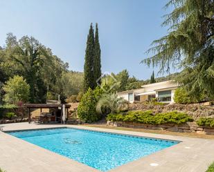 Jardí de Casa o xalet en venda en Vallromanes amb Aire condicionat, Terrassa i Piscina