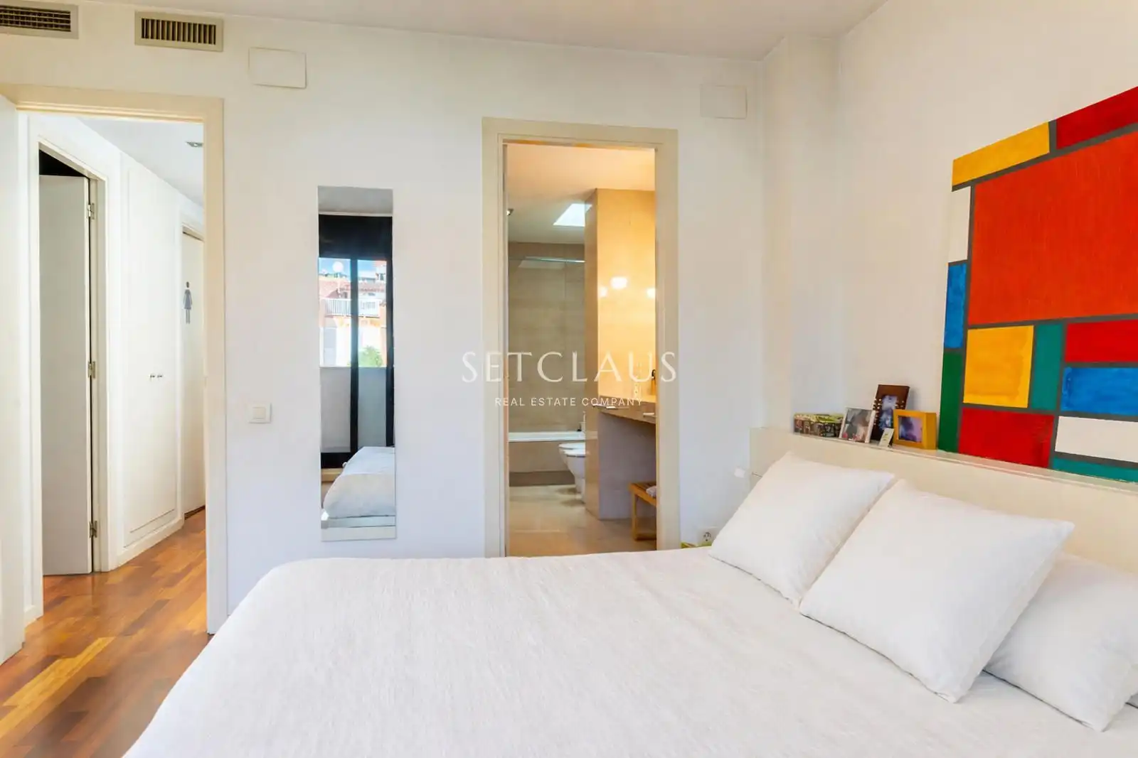 Habitación de Casa adosada en venta en Premià de Mar con Aire acondicionado, Calefacción y Jardín privado