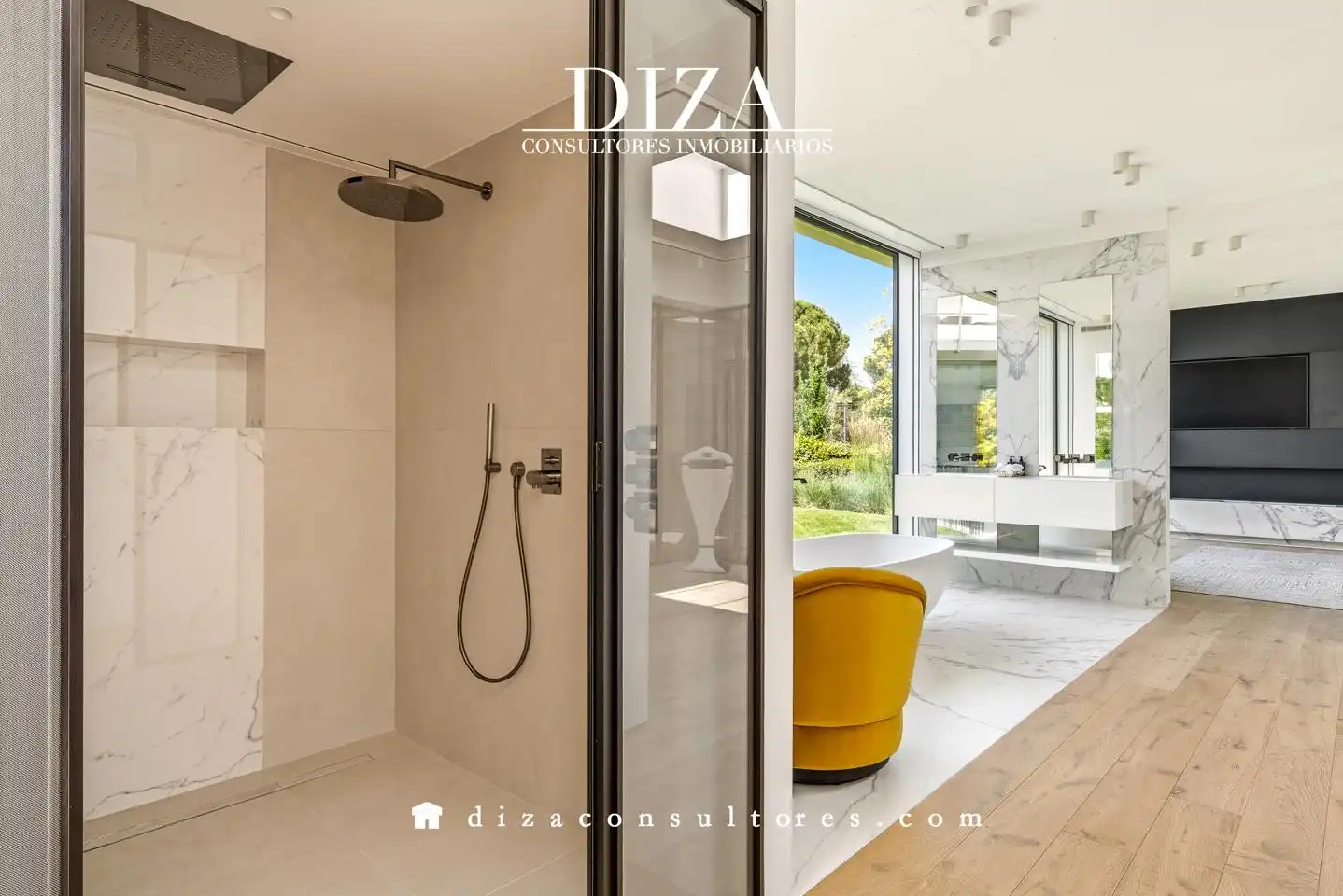 Baño de Casa o chalet en venta en Pozuelo de Alarcón con Aire acondicionado, Calefacción y Jardín privado
