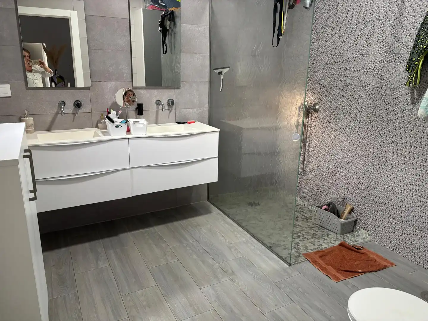 Baño de Casa o chalet en venta en Villarrobledo con Aire acondicionado, Calefacción y Jardín privado