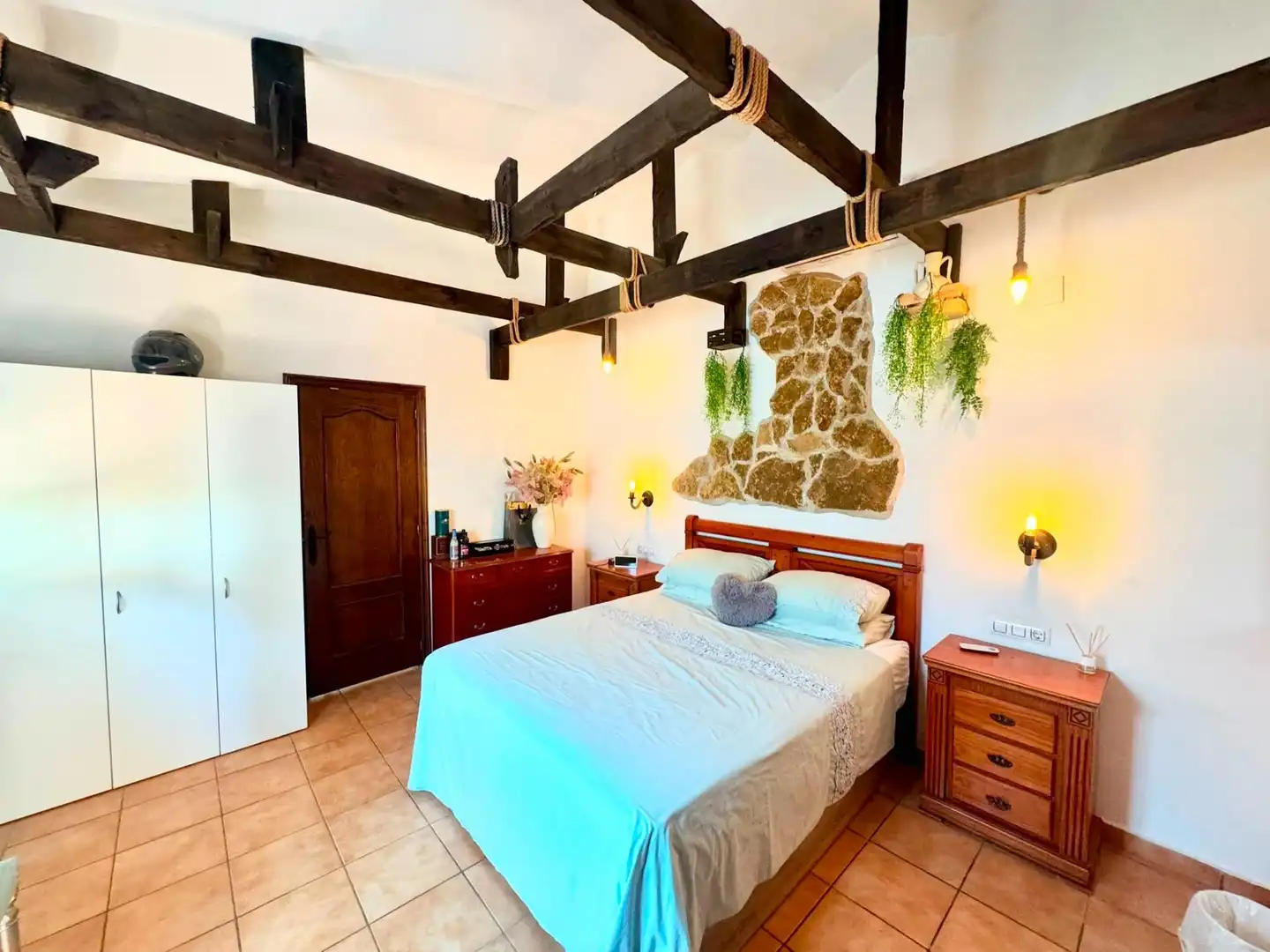 Dormitori de Casa o xalet en venda en Elche / Elx amb Aire condicionat, Jardí privat i Terrassa
