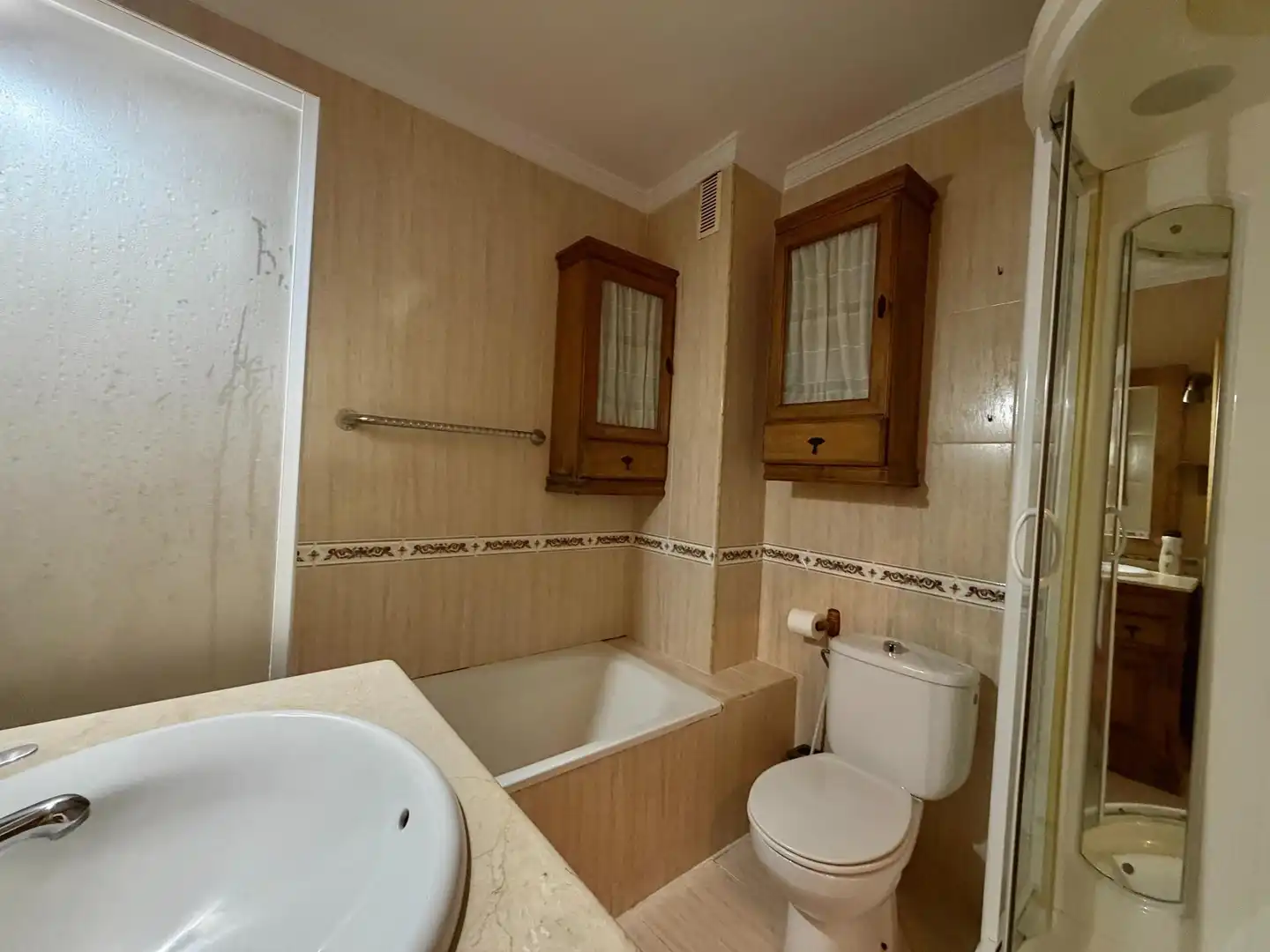 Bathroom of Apartments for sale in Mijas  with Air Conditioner, Private garden and Terrace