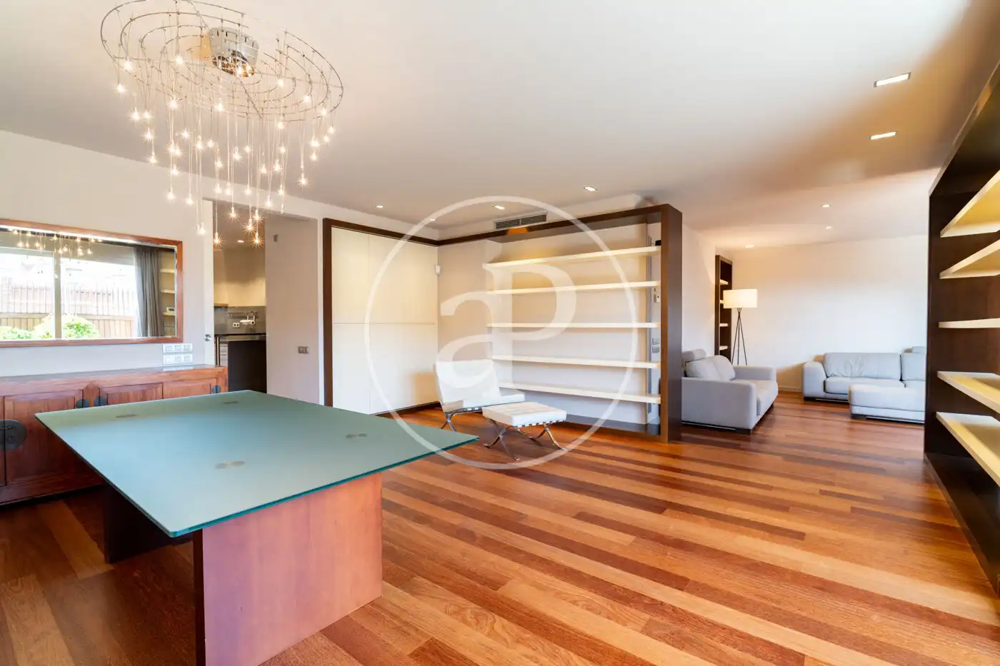 Sala de estar de Piso de alquiler en Barcelona con Aire acondicionado, Calefacción y Terraza