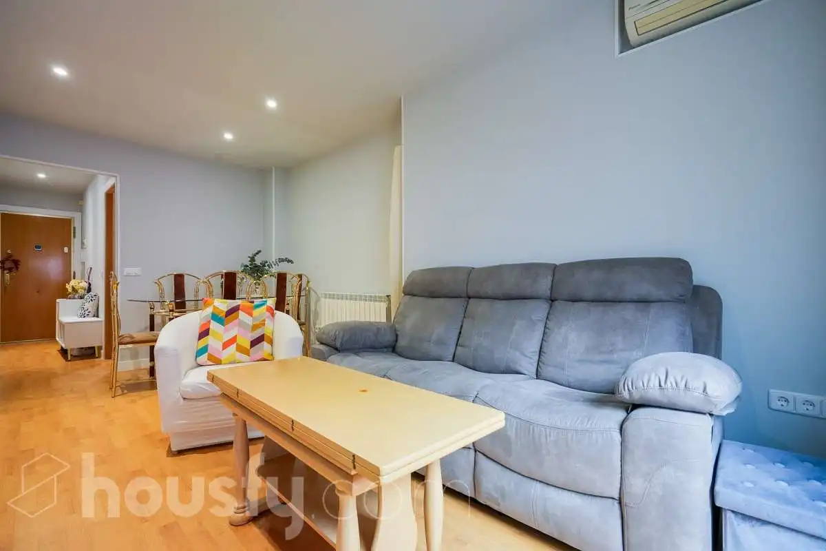 Wohnzimmer von Wohnung zum Verkauf in Madrid mit Klimaanlage, Heizung und Parkett