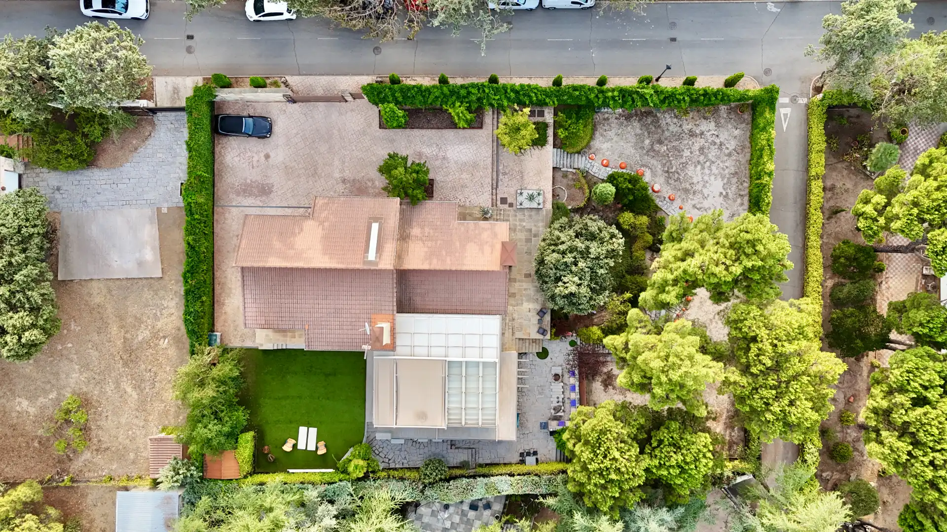Jardín de Casa o chalet en venta en Galapagar con Aire acondicionado, Calefacción y Jardín privado