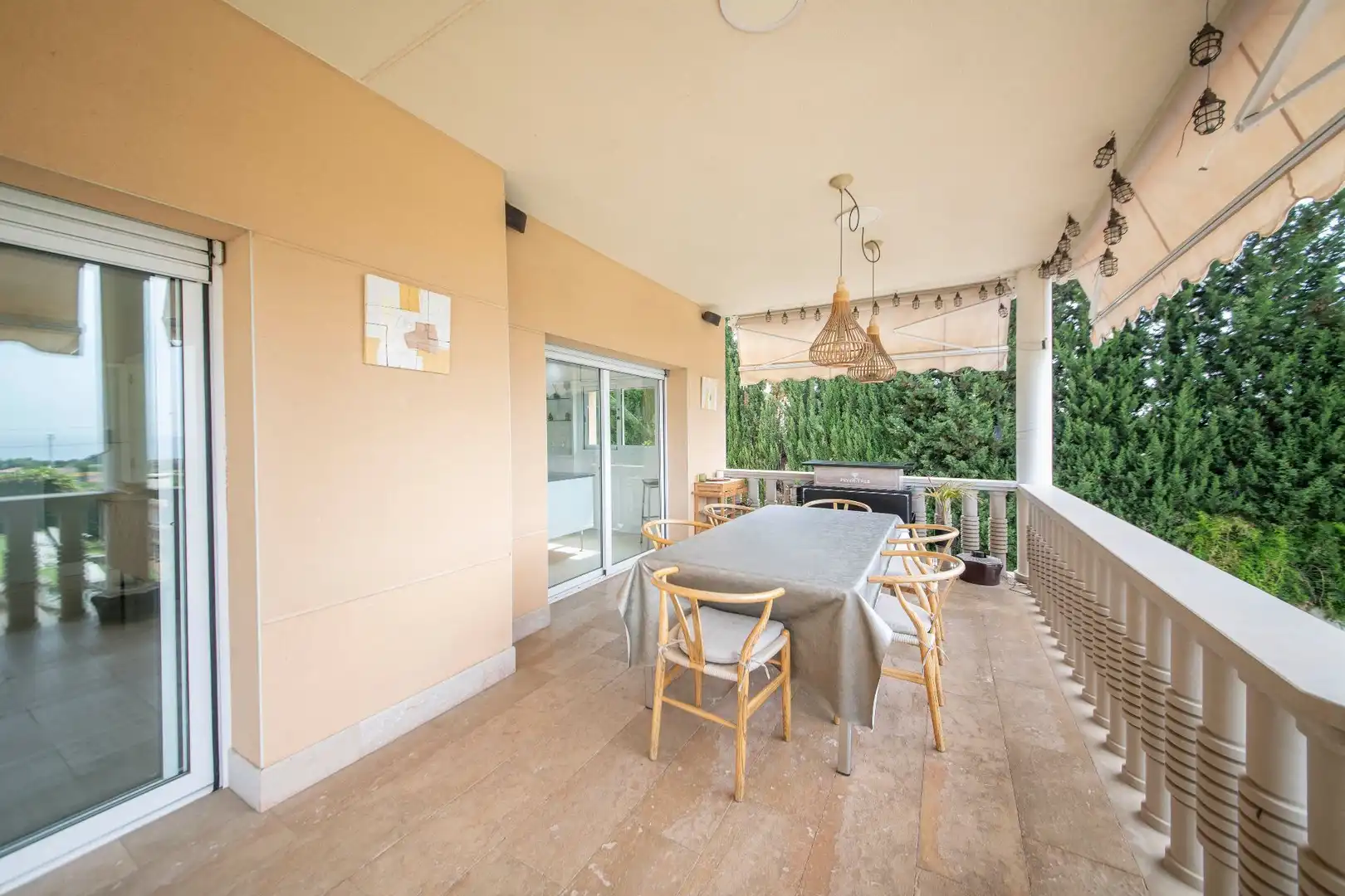 Terraza de Casa o chalet en venta en Alella con Aire acondicionado, Calefacción y Jardín privado