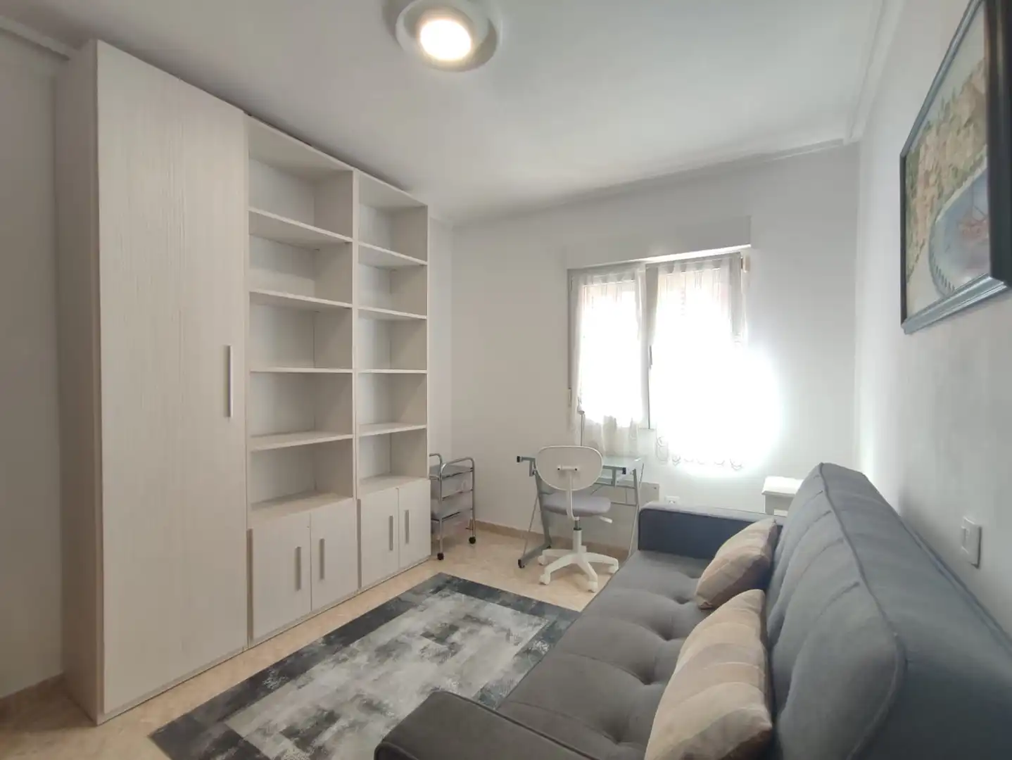 Schlafzimmer von Wohnung zur Miete in Gijón  mit Heizung und Möbliert