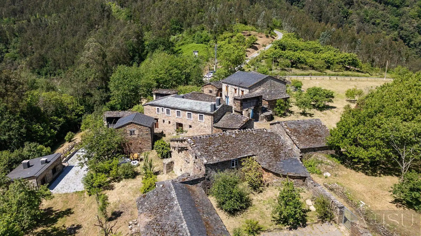 Vista exterior de Finca rústica en venda en A Pontenova  
