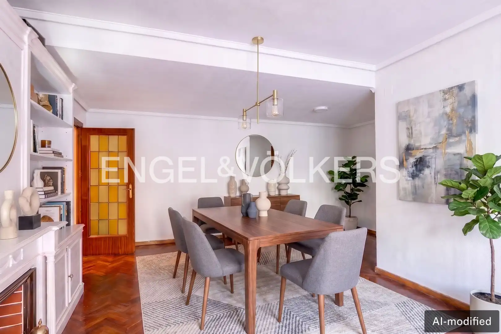 Esszimmer von Wohnung zum Verkauf in Madrid mit Heizung und Parkett