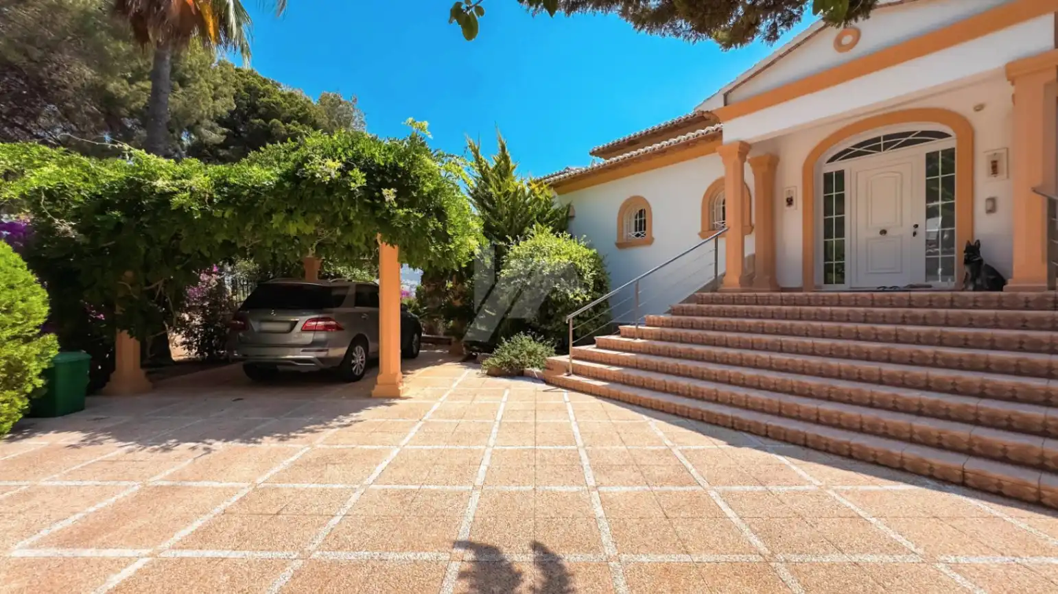 Vista exterior de Casa o chalet en venta en Moraira con Aire acondicionado, Calefacción y Jardín privado