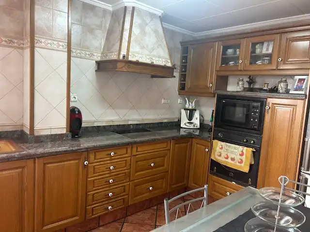 Küche von Wohnung zum Verkauf in Corbera mit Abstellraum, Möbliert und Waschmaschine