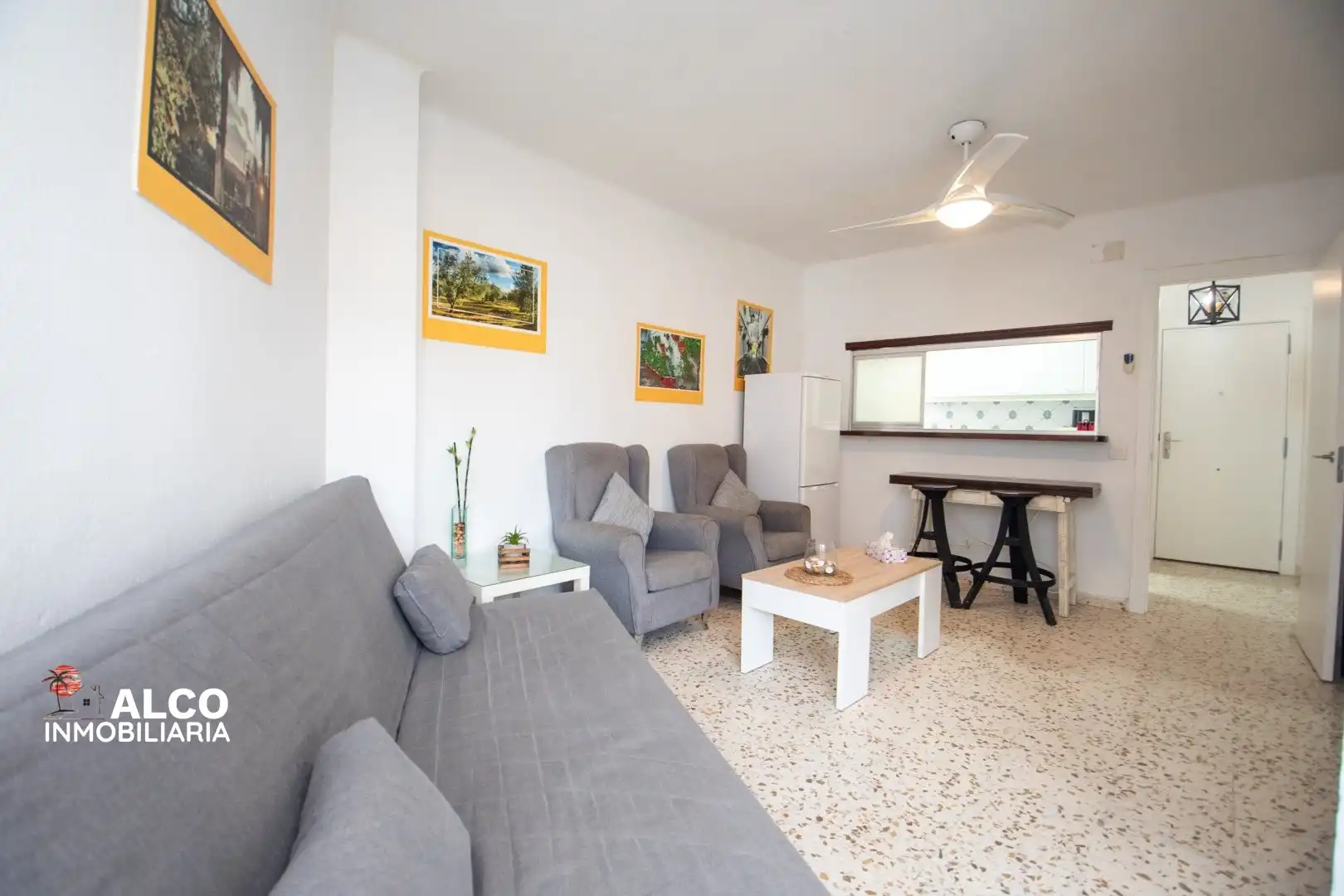 Sala d'estar de Pis en venda en Centro Internacional