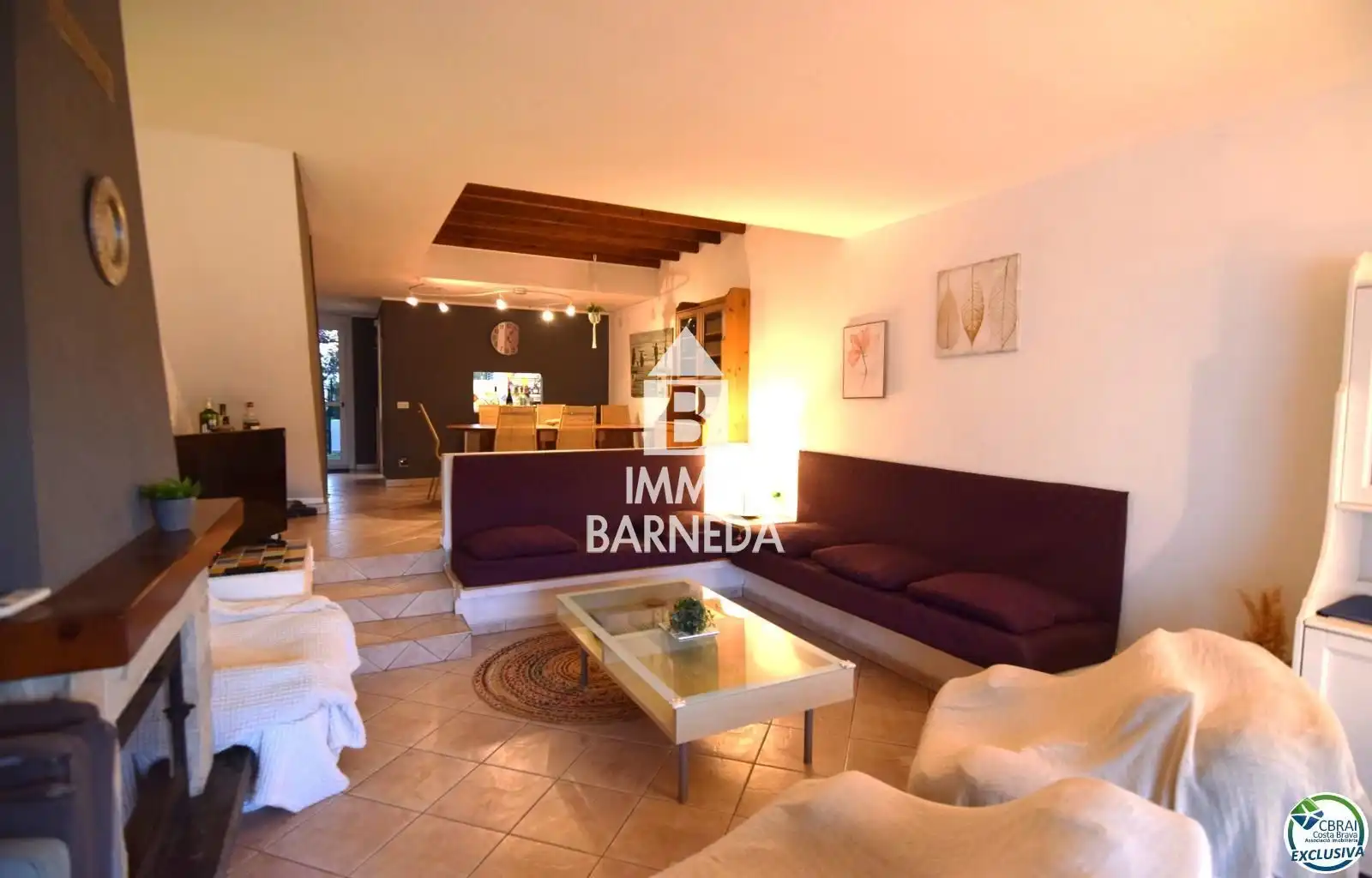 Living room of Houses for sale in Empuriabrava  with Air Conditioner, Heating and Terrace