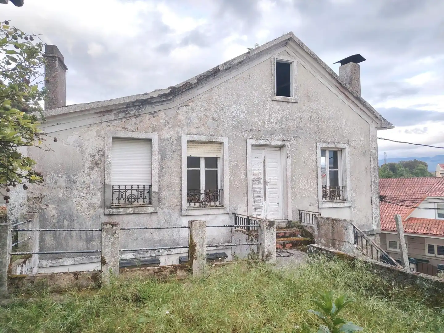 Vista exterior de Finca rústica en venta en As Neves   con Terraza y Balcón