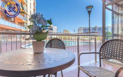 Terrace of Flat for sale in Oropesa del Mar / Orpesa  with Air Conditioner, Heating and Swimming Pool