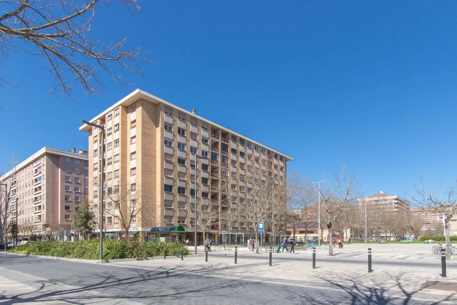 Vista exterior de Piso en venta en  Pamplona / Iruña con Calefacción, Trastero y Amueblado