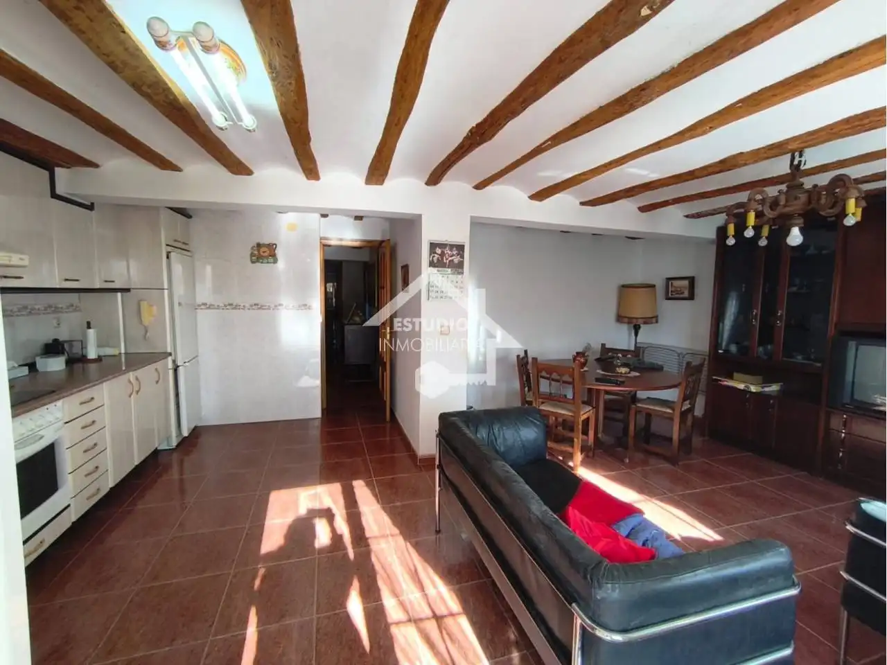 Sala de estar de Casa o chalet en venta en Torrecilla Sobre Alesanco con Jardín privado, Terraza y Amueblado