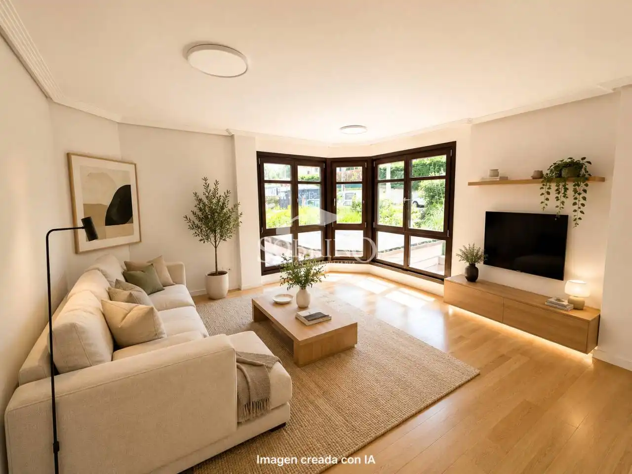 Living room of Flat for sale in Llanes  with Heating, Terrace and Alarm