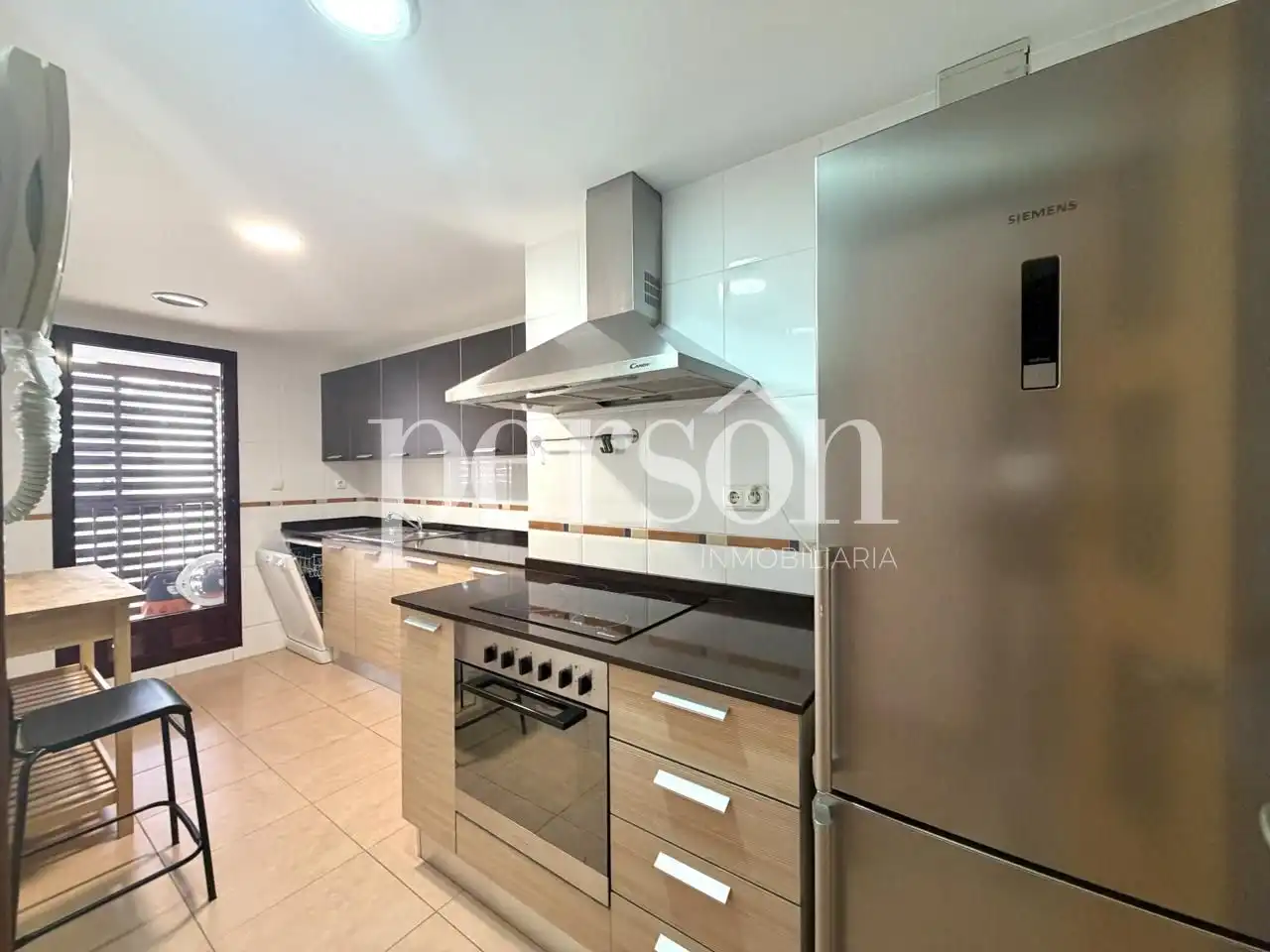 Kitchen of Flat for rent in Torrent  with Air Conditioner, Terrace and Furnished