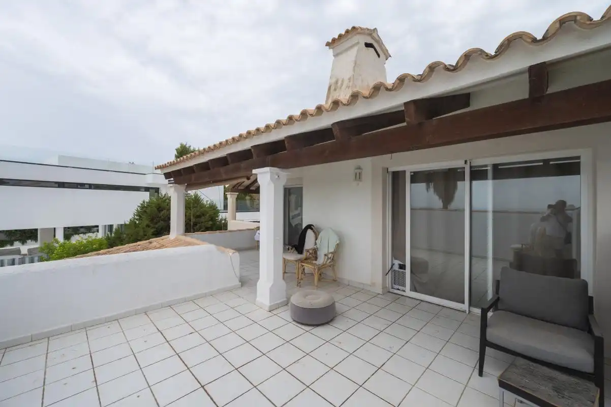 Terrassa de Casa o xalet en venda en Sant Josep de sa Talaia amb Calefacció, Jardí privat i Terrassa
