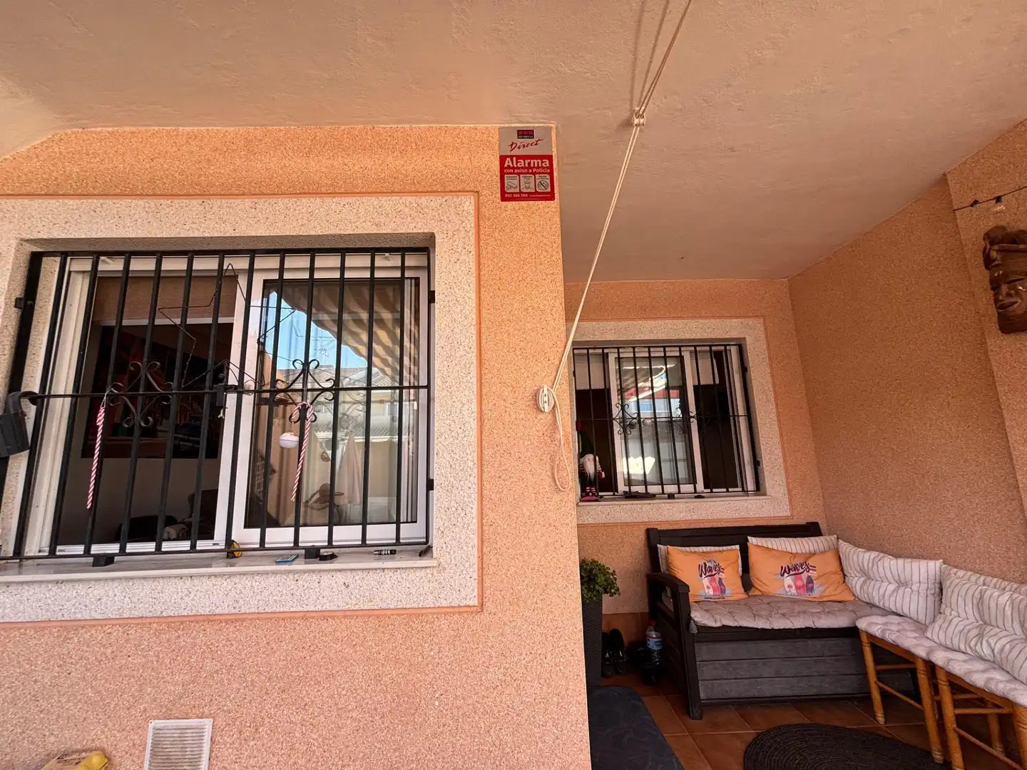 Balcony of Detached homes for sale in San Javier  with Air Conditioner, Private garden and Terrace