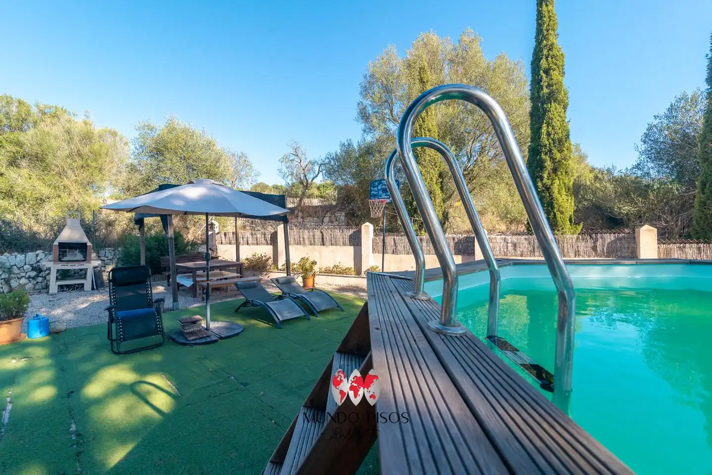 Piscina de Finca rústica en venta en Montuïri con Jardín privado, Terraza y Piscina