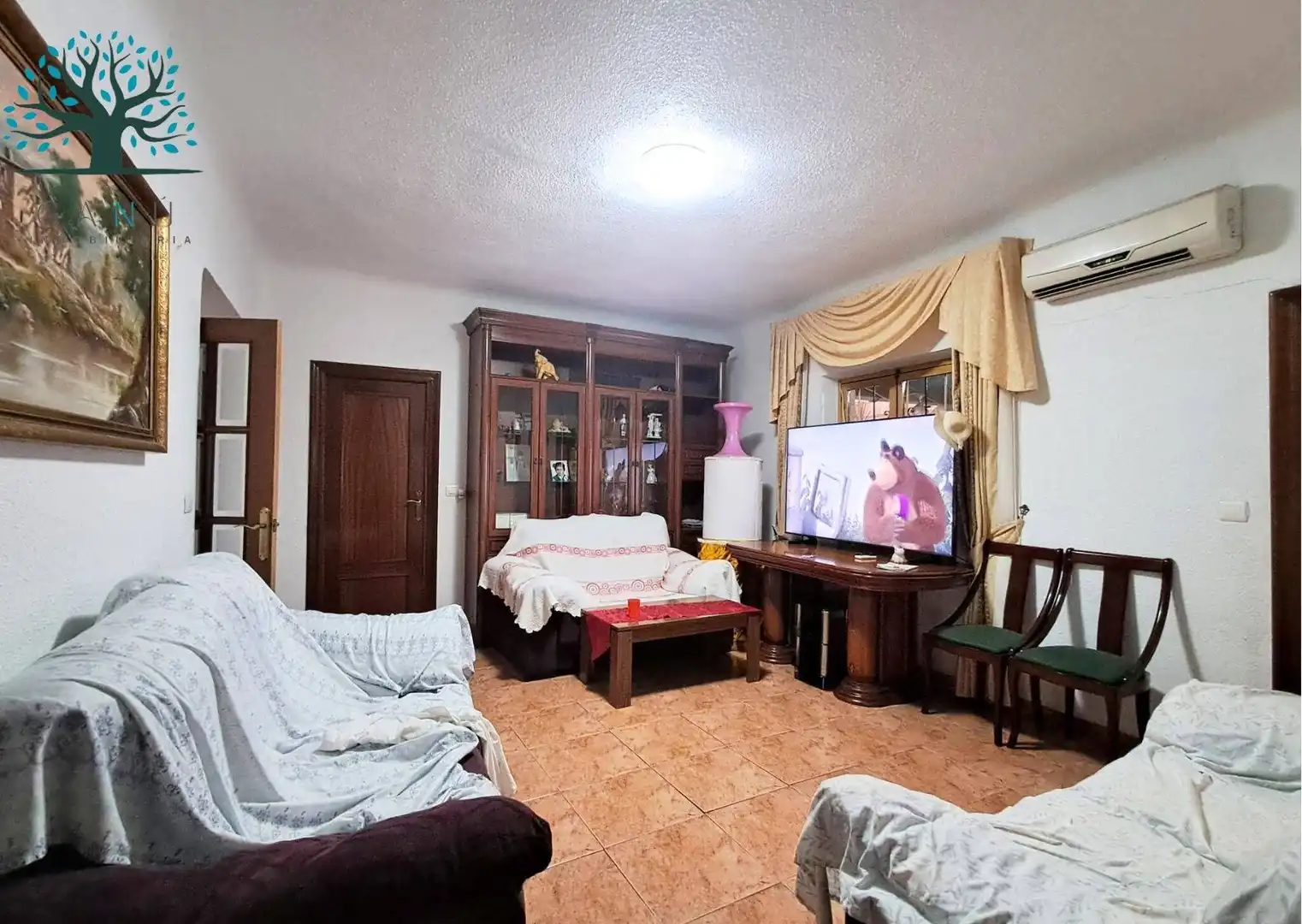 Sala de estar de Casa o chalet en venta en Mazarrón con Aire acondicionado, Terraza y Trastero