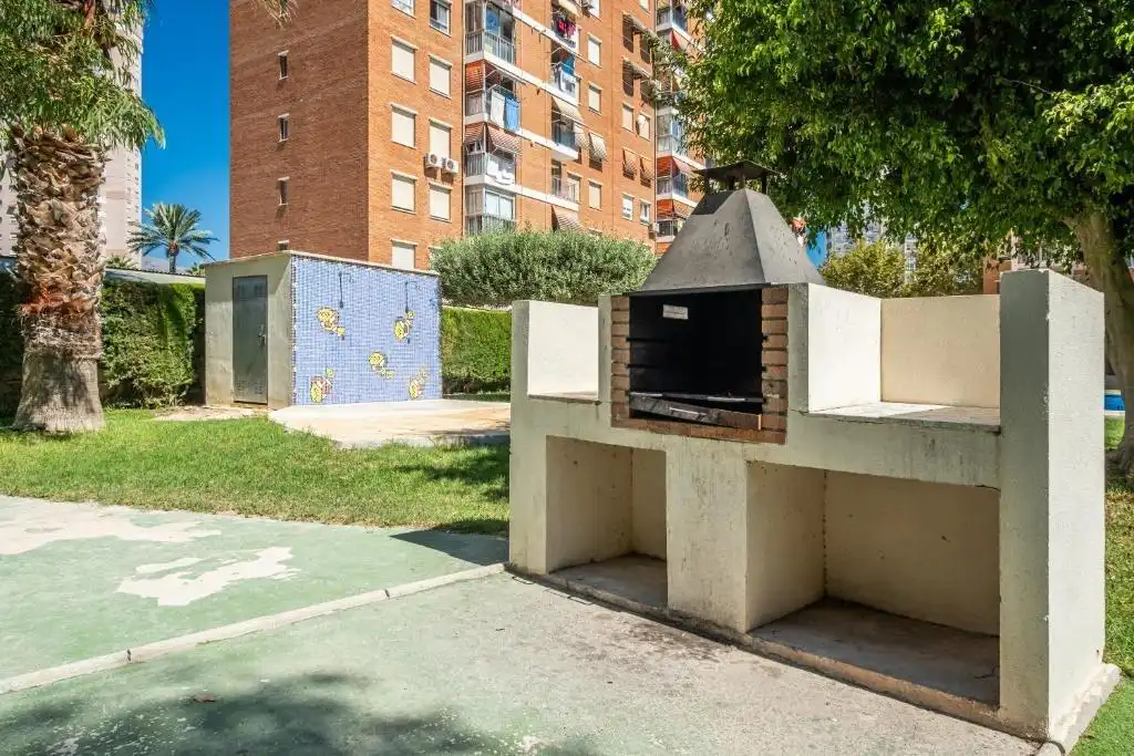 Exterior view of Flat for sale in Benidorm  with Air Conditioner, Heating and Private garden